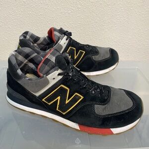 New Balance 574 'Black Plaid' Mens Size 10.5 Classic Sneakers ML574HMJ Retro
